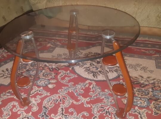 table en verre